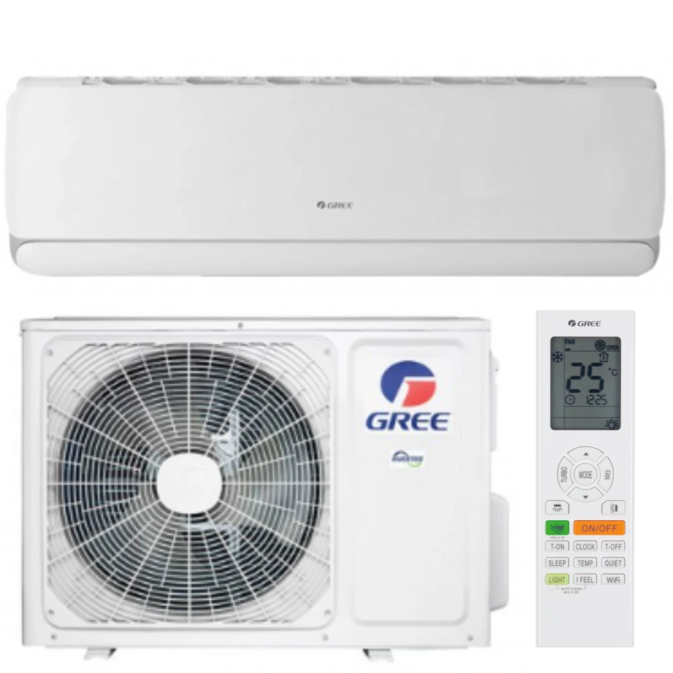 Gree G-Tech Silver Klimaanlage 12000BTU Klimagerät Inverter Klima WLAN 3,5 kW - Bild 2 von 4