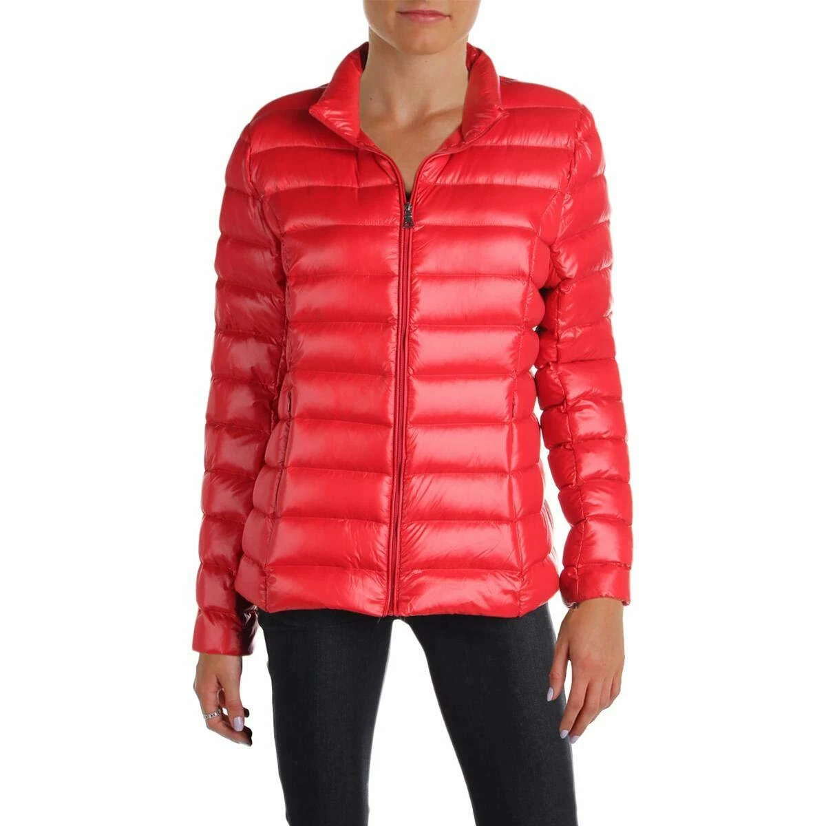 Aqua packable down puffer coat sale