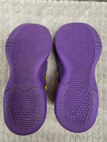 Herren Nike ID Kobe A.D. Exodus Lakers lila/gelb/rot Basketballschuhe US 7 - Bild 6 von 9