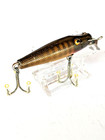 Vintage BABY PIKE MINNOW Pikie Scale Fishing Lure #900 - glass eyes — photo 3