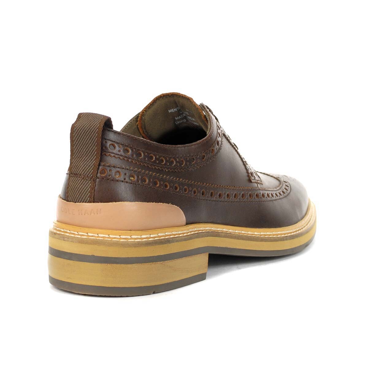Cole Haan Men's Davidson Grand Chestnut Wingtip Oxfords C36775 | eBay