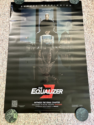 THE EQUALIZER 3 MOVIE THEATER POSTER. D/S 27X40, See Photo. .