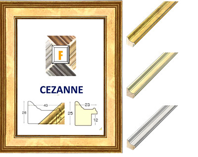 Bilderrahmen CEZANNE - Als Leer- oder Glaswechselrahmen (auch nach Wunschmaß)