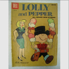LOLLY AND PEPPER #940 DELL COMICS 1958 PETE HANSEN