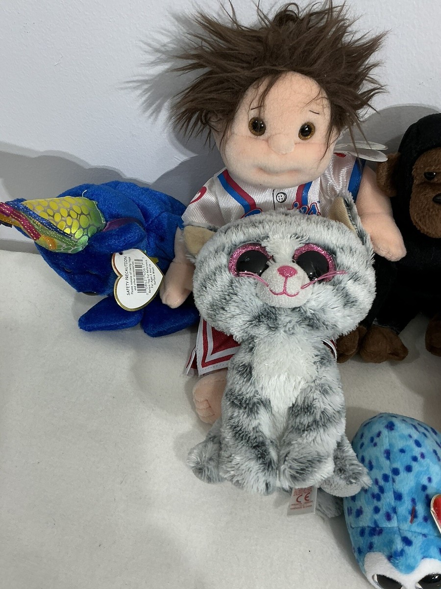 set of 10 plush ty beanie babies Various Sizes 3 To 11 Inches | eBay