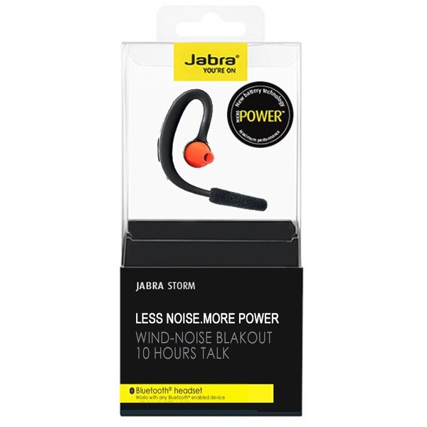 Jabra Storm Bluetooth Headset Hd Voice Nfc Wind Noise Reduction Black For Sale Ebay