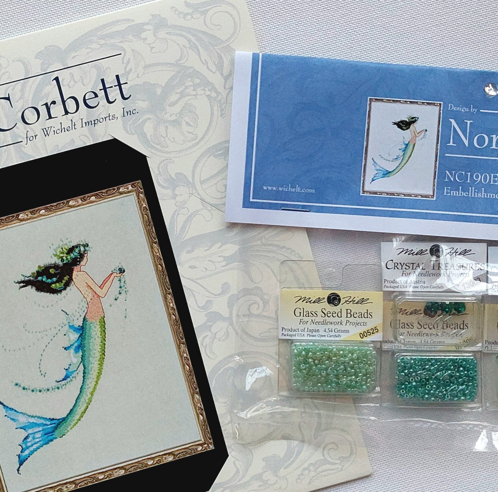 Chart And Embellishment Pack By Nora Corbett