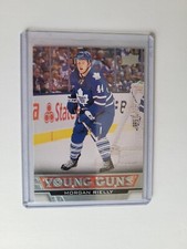 2013-2014 Morgan Rielly Upper Deck Young Guns Rookie Card #218. rookie card picture