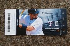DETROIT TIGERS VS TEXAS RANGERS 5/7/2016 FULL TICKET ~ ADRIAN BELTRE (2 HRs)