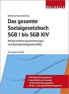 Das gesamte Sozialgesetzbuch SGB I bis SGB XIV Ausgabe 2... | Buch | Zustand gut