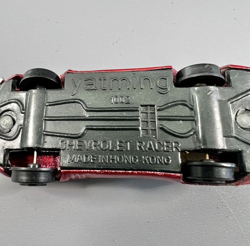 Yatming Chevrolet Racer Corvette 1002 Red Vintage Made in Hong Kong - Picture 9 of 10