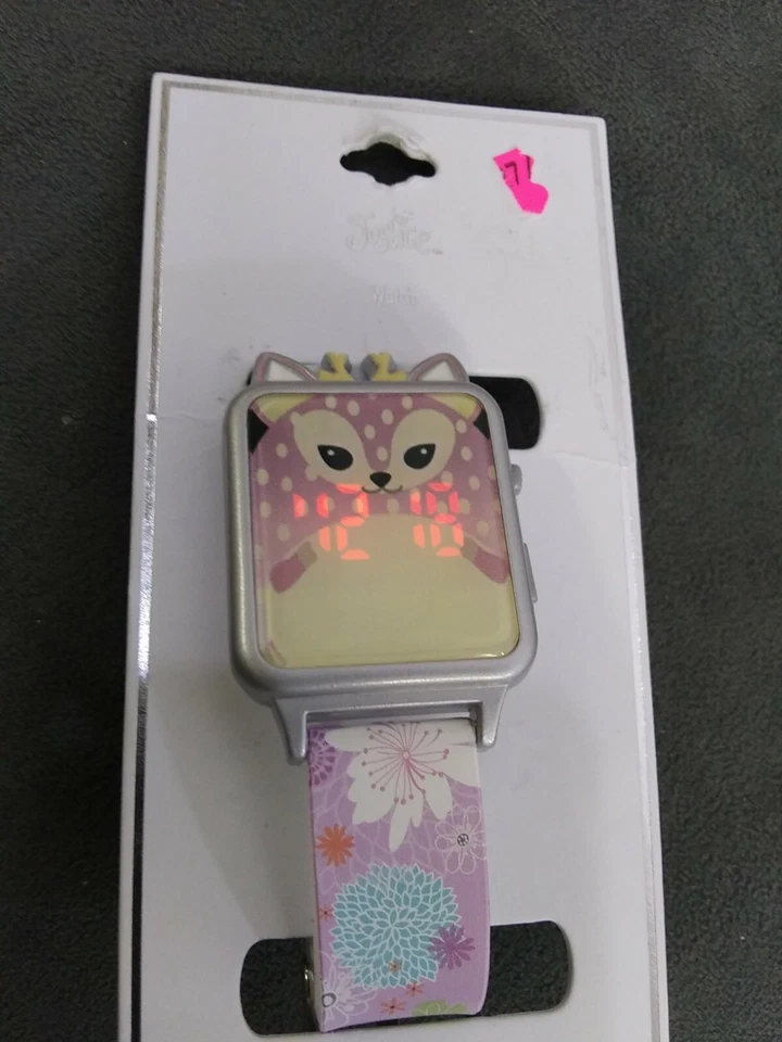 Reloj Zorro Justice Girls LED Táctil Nuevo En Pack Foto 4 de 4