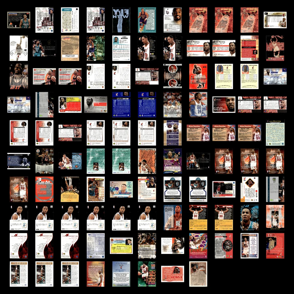 Лот (107) Траурные баскетбольные карточки Алонзо вставки дебютант Хойас/Хит/Шершни HOF - Изображение 2 из 4