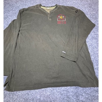 Columbia LAFD Engine Co 46 Long Sleeve Henley Shirt XXL