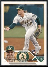 David MacKinnon 2023 Topps Oakland Athletics #276