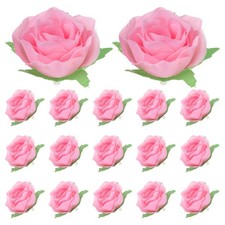 100 Pcs Artificial Flowers Bulk Rose Heads Mini Roses for Crafts