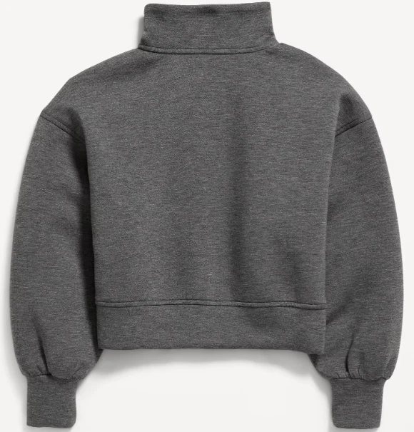 Sudadera Pullover Old Navy Media Cremallera Rebote Polar para Niñas 804094 Foto 2 de 2