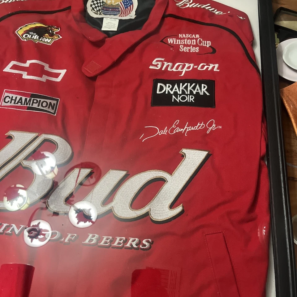 Dale Earnhardt Jr. edition vintage Budweiser racing coat Foto 3 de 4