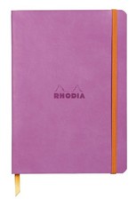 Rhodia Rhodiarama Soft Notebook - 80 Lined Sheets - 6 x 8 1/4 - Lilac