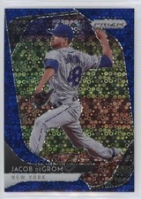 2020 Panini Prizm Quick Pitch Blue Donut Circle 159/199 Jacob deGrom #35 02l6