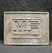 WG03156 VINTAGE 1970s MASSEY FERGUSON AGRICULTURE EQUIPMENT BRASS BELT BUCKLE