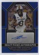 2023 Panini Prizm Draft Picks Blue 101/149 Bryce Ford-Wheaton #DPA-DFW Auto 1g0b
