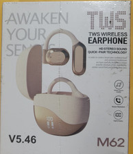 Tws M62 V5.46 Wireless Bluetooth Earbuds Skin Noise Reduction Digital Display