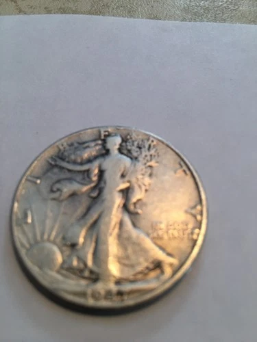 1947 d walking liberty half dollar vf
