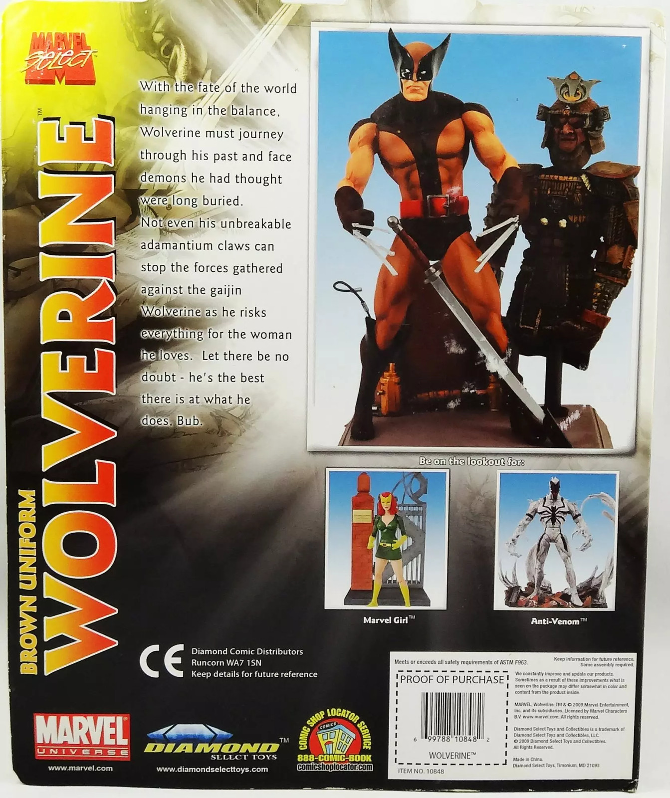 Wolverine Marvel Select la figurine idéale pour décorer votre bureau de geek