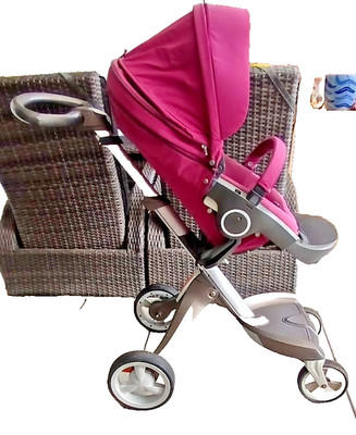 STOKKE XPLORY Buggy mit Sportsitz Kinderwagen  PINK / LILA