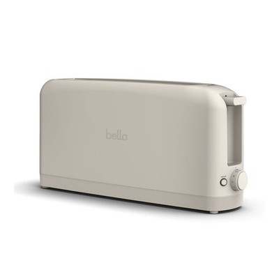 bella 2-Slice Slim Toaster with Extra Long Slot, 6 Setting Shade Control with Re