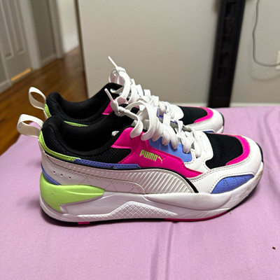 PUMA X-Ray for women  US 8 Colorblock Low Top Lace-Up Sneakers