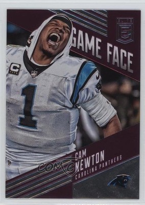 2016 Donruss Elite Game Face Purple 23/49 Cam Newton #GF-CN fm0