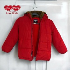 OshKosh B  gosh Boys Winter Jacket  Red Puffer Coat  Size 7