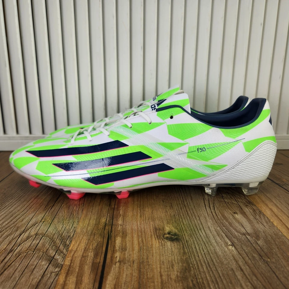 Botines de fútbol Adidas F30 TRX FG para hombre 13 verde Battle Pack 2014 Copa Mundial M17625 Foto 3 de 4