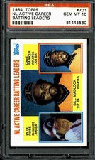 1984 Topps #701 NL Active Career Batting Leaders - PSA 10