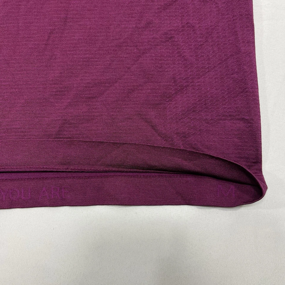 Lululemon Mens Size M Metal Vent Tech Short Sleeve Gym Shirt Purple Magenta - Image 3 of 4