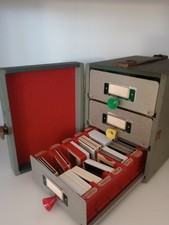 Hanimex Slide Storage With Photo Slides And Empty Slides 1960/70s