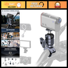 25mm Ball Head Camera Holder Kit, 360 Rotatable Bracket for DSLR/Action Cameras