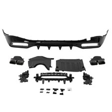 Für Mercedes-Benz Cle C236 A236 Amg-Line Heckdiffusor Schwarz Sport Optik Für Mercedes-Benz Cle C236 A236 Amg-Line Heckdiffusor Schwarz Sport Optik