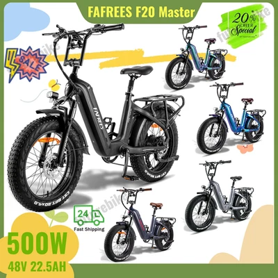 FAFREES F20 Master 48V 22,5 Ah Elektrofahrrad 250W E-Bike 20 Zoll Fat Tire E-MTB