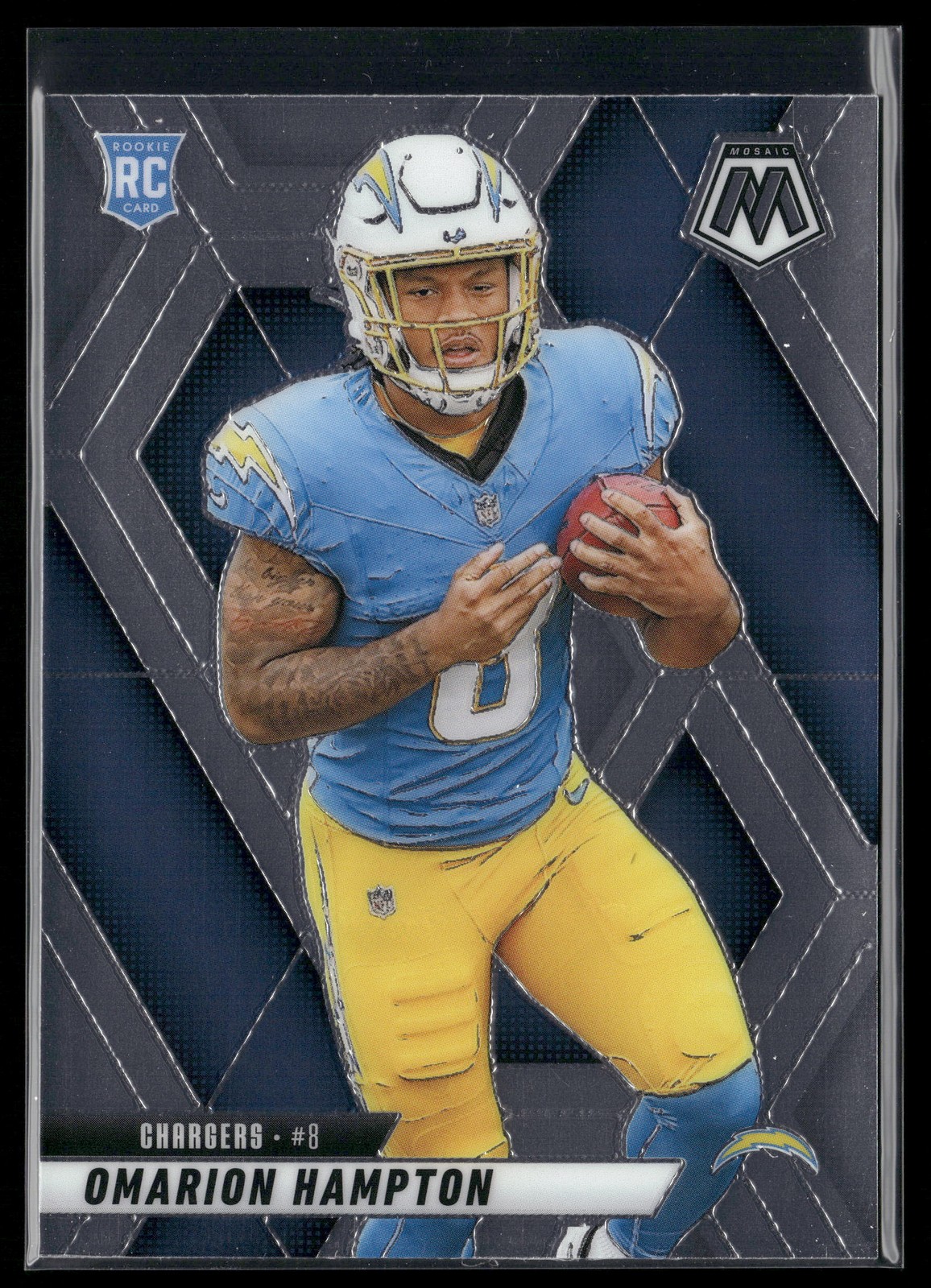 2025 Panini Mosaic #335 Omarion Hampton
