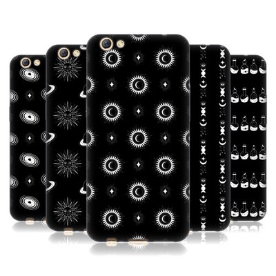 OFFICIAL HAROULITA CELESTIAL BLACK AND WHITE SOFT GEL CASE FOR OPPO PHONES