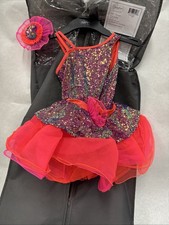 Revolution Dancewear SC Neon Coral With Hair clip