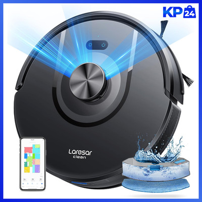 Laresar Saugroboter 3in1 mit Wischfunktion, 5000Pa, Laser Navigation