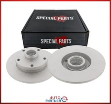 Lochkreisumbau 5x112 für VW Golf 1 / 2 / 3 Hinterachse Bremsscheiben beschichtet