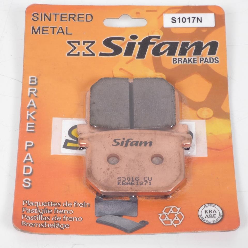 Plaquette de frein Sifam contre le sifflement avant moto Suzuki 650 GS G