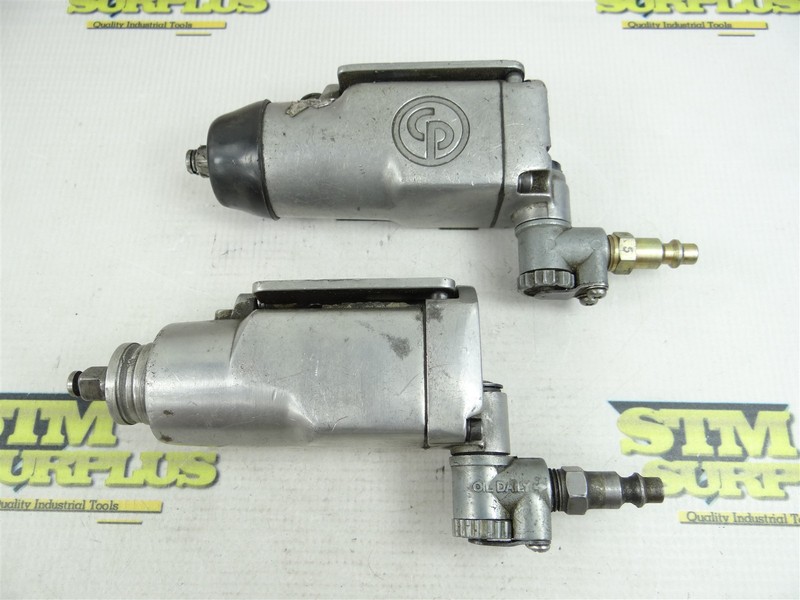 PAIR OF PNEUMATIC BUTTERFLY AIR WRENCHES 3/8" DRIVE