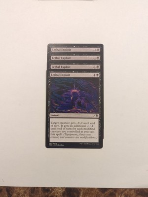 (4) Lethal Exploit *PLAYSET* Kamigawa: Neon Dynasty Regular NM MTG