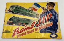 Catalogue TRAINS JEP, de vrais trains en réduction - 1954 - Etat correct